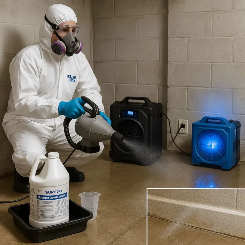 Sanitization and Odor Removal process in Mystic Island, NJ