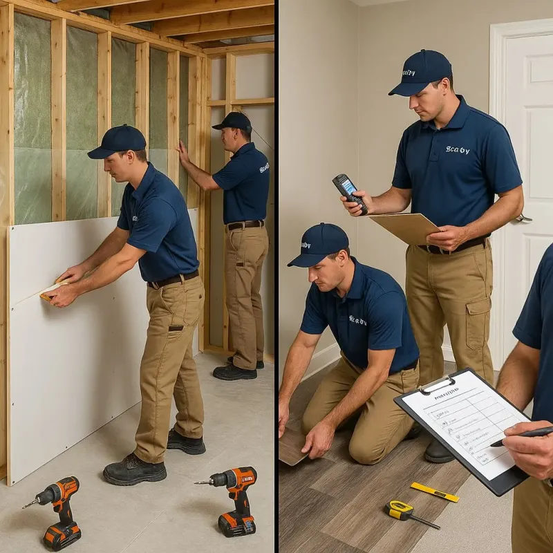 Repairs and Reconstruction process in Mystic Island, NJ